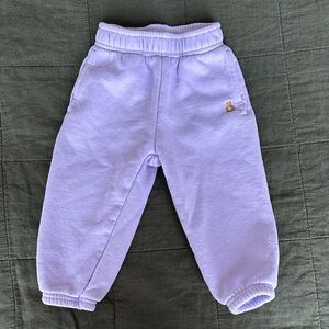 GAP Lilac Fleece Jogger Pants for Kids